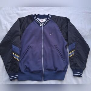 Vintage Black Navy Nike Jacket Made In Thailand Sz.M